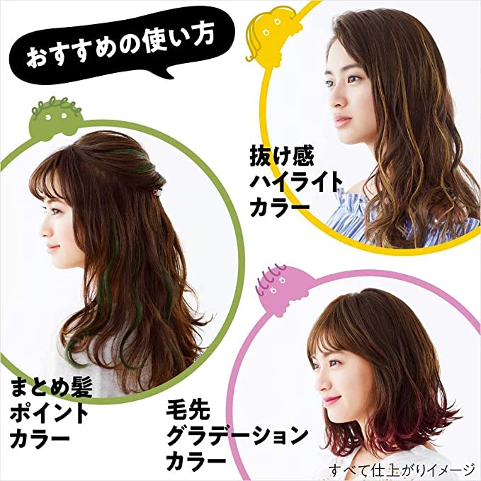 市場 1day 1日だけの髪印象チェンジ Monster Hair ml ワンデイヘアモンスター スカイブルー