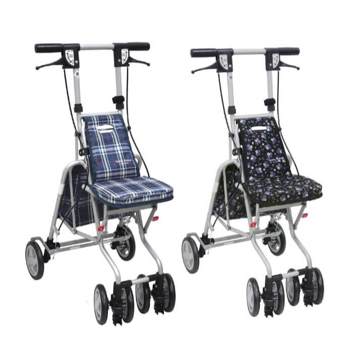 シルバーカー コンパクトカー サニーウォーカーAW-RB 軽量コンパクト シルバーカー 折り畳み おりたたみ お買い物 スーパー 敬老の日 島製作所 【代引き不可】 18,150円