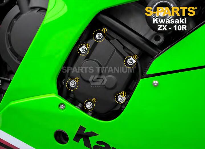 KAWASAKI ZX-10R タイミングカバー用チタンボルトセット|ミンナノセレクト 店