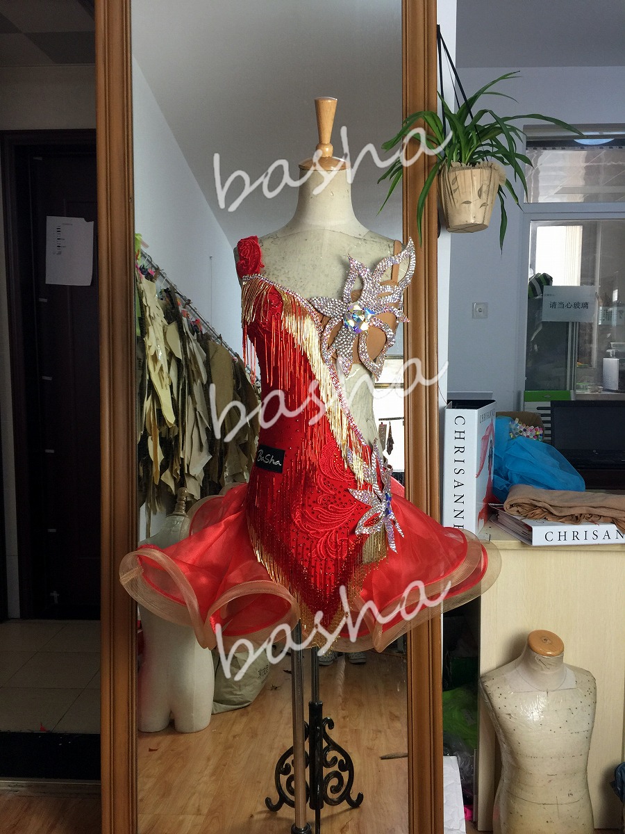 セミオーダー 送料無料 ラテン シャンゼ Shanze 社交ダンス ドレス レディース 社交ダンス ウエア 衣装 社交ダンス ウェア ワンピース ドレス ラテン ワンピース Shanze 競技ダンス セミオーダー 競技ダンス ダンス ドレス オーダードレス ウエア