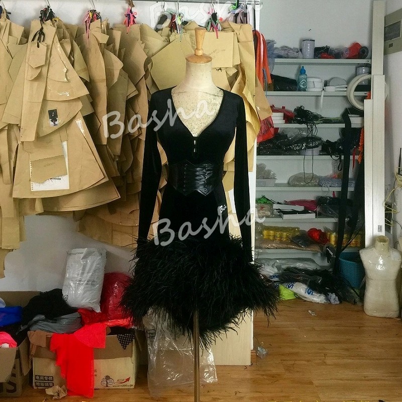 楽天市場 セミオーダー 競技ダンス 社交ダンス ラテン ドレス ウエアワンピース レディース セミオーダー オーダードレス ダンス 衣装 送料無料 Shanze シャンゼ Shanze