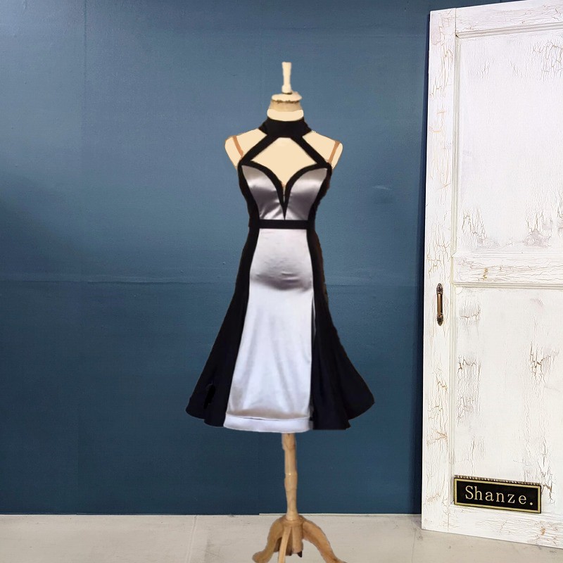 ワンピース ウエア ウエア レディース 社交ダンス Shanze セミオーダー 衣装 セミオーダー ドレス 送料無料 セミオーダー 社交ダンス ウエア 衣装 ドレス 競技ダンス ラテン Shanze ラテン セミオーダー ワンピース シャンゼ Shanze 競技ダンス オーダードレス
