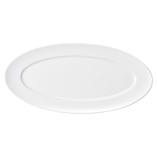 シェフズスタイル 18吋オーバル 白い器 洋食器 楕円・変形プレート（LL） 業務用 約48cm 結婚パーティー