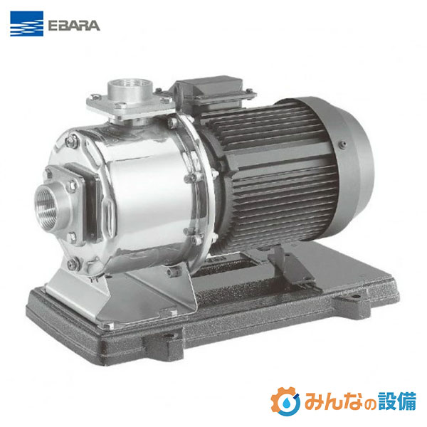 エバラ ポンプ ○エバラ/荏原 【50X40FS4J63.7E】片吸込渦巻ポンプ FS型 標準