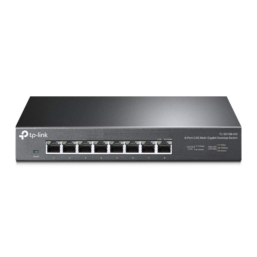 TP-Link 8界面 スイッチングこしき 2.5Gbps 相応う アンマネージ TL-SG108-M2 各界面2.5Gbps 最大限度40Gbps