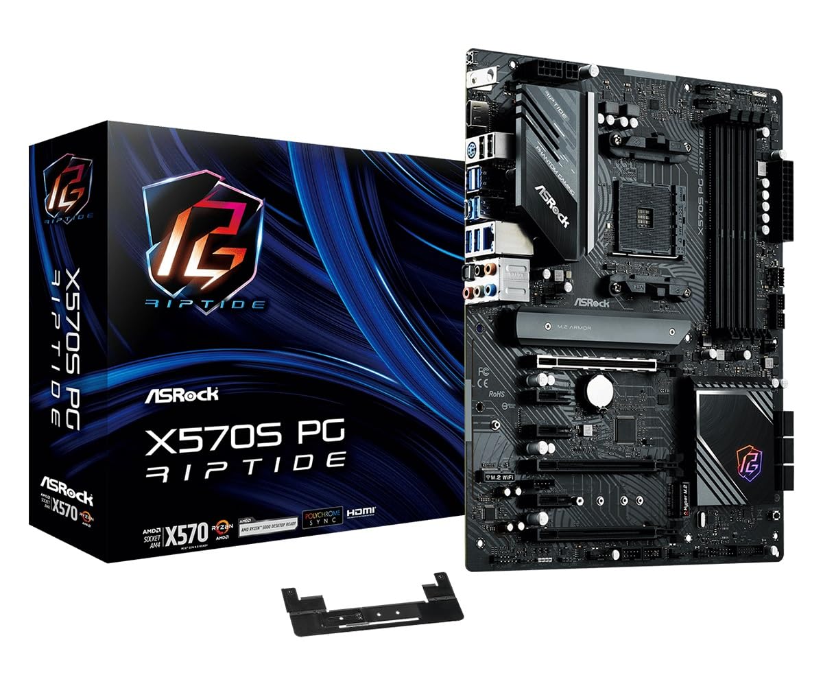 ASRock 母ちゃんゲーム盤 X570S PG Riptide AMD Ryzen 5000つづき物 中央処理装置 Socket AM4 相応う X570 ATX 国内定まり代わりになる店品