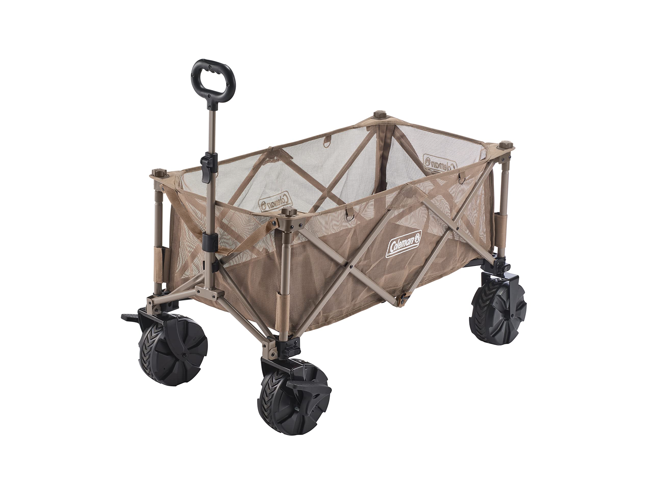 Coleman(コールマン) アウトドアワゴンマックス キャリーワゴン 耐荷重100kg 折りたたみ式 自立式収納 キャンプ 部活 合宿 運動会 BBQ フェス|みんなのマーケット