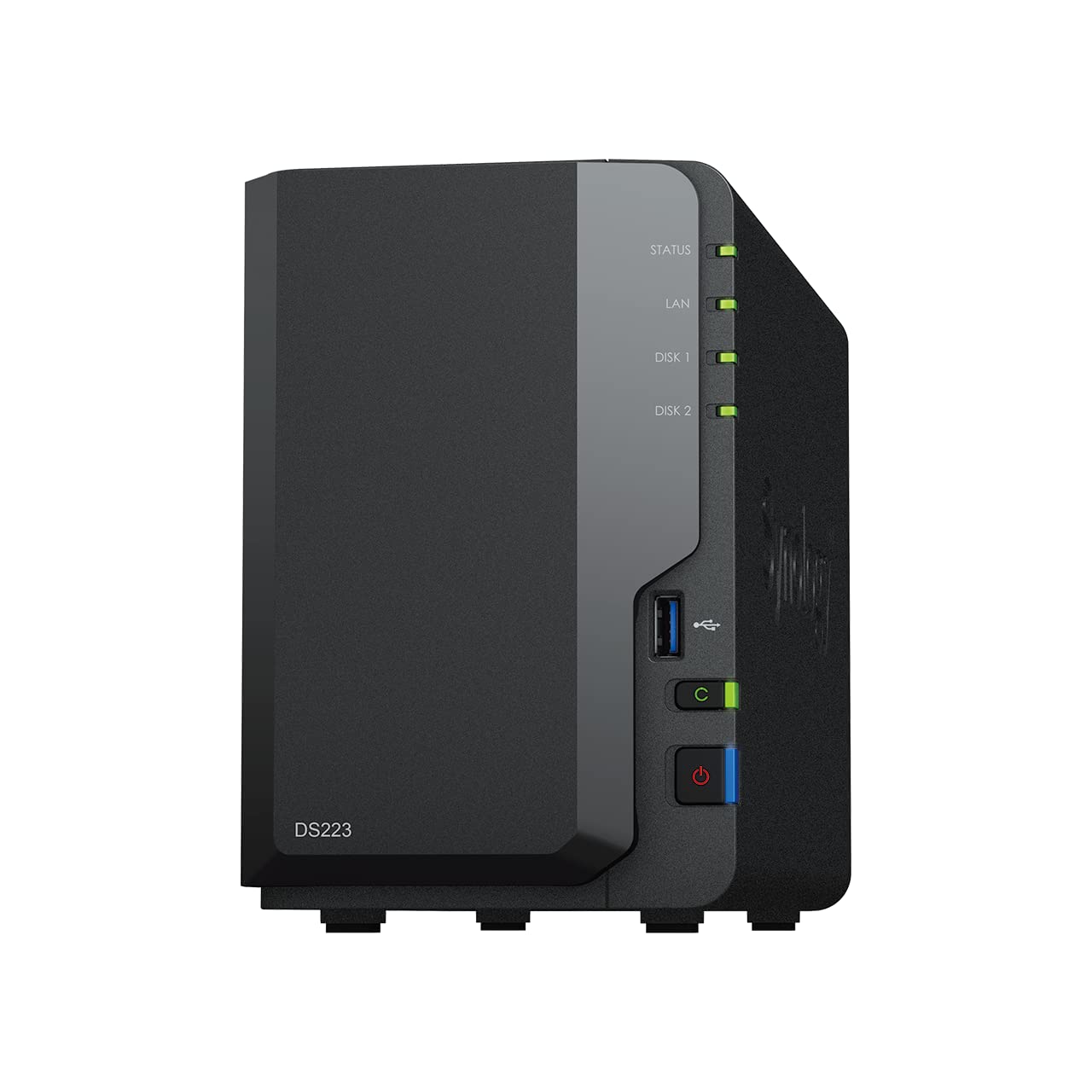 Synology NAS一揃いの道具 DS223 2ベイ クアッドコア中央処理装置 2GB記憶装置積み上げる DiskStation 国内定まり代わりになる店品 電話を掛ける受け支える相応う ミドルライトユーザー向け