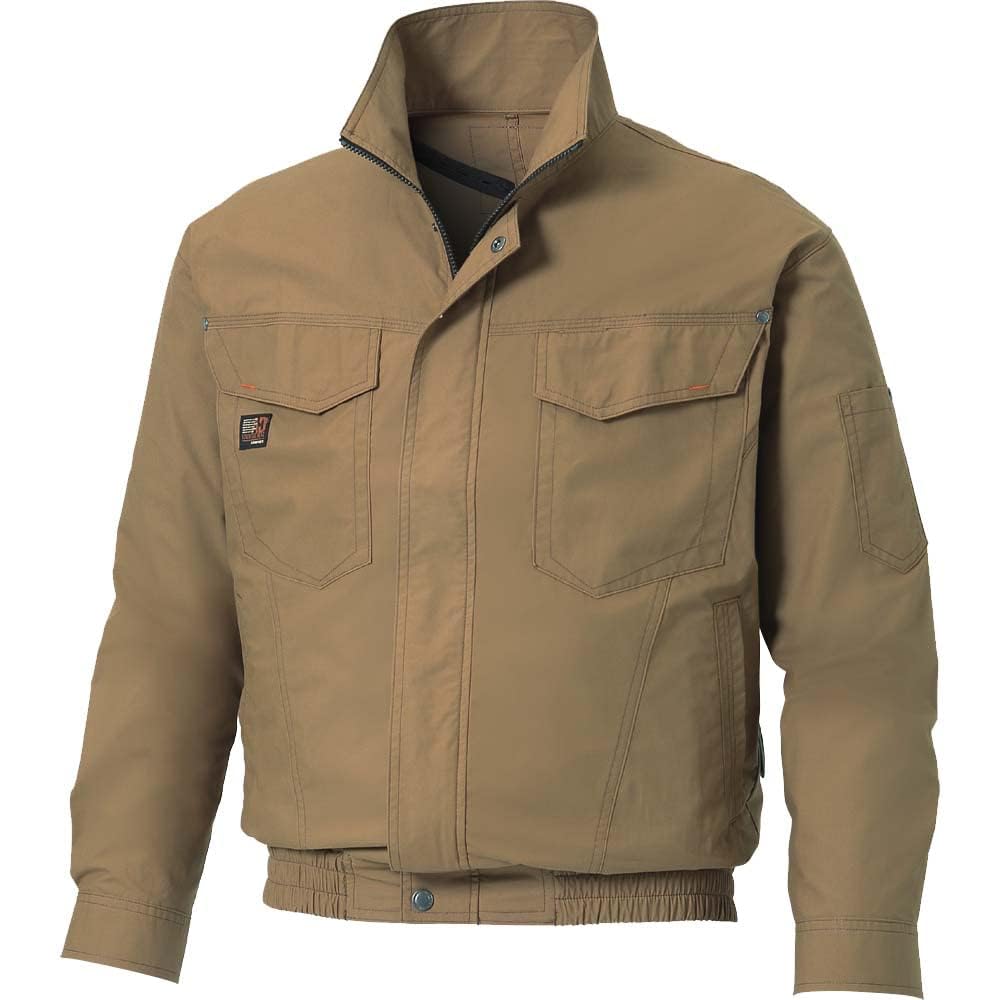 [サンエス] KF91400 空調風神服 長袖ブルゾン 服のみ／ステッカー付 (5L, 20.キャメル)｜みんなのマーケット
