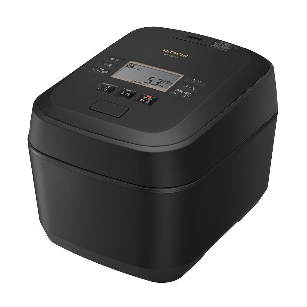 日立 炊飯器 5.5合 翦断応力\u0026水蒸気IH 蒸気船はね除ける RZ-V100GM K フロストブラック 八代目儀兵衛 締めくくる 日本製 大射撃能力 煮えくり返る鉄釜 ふっくら御膳