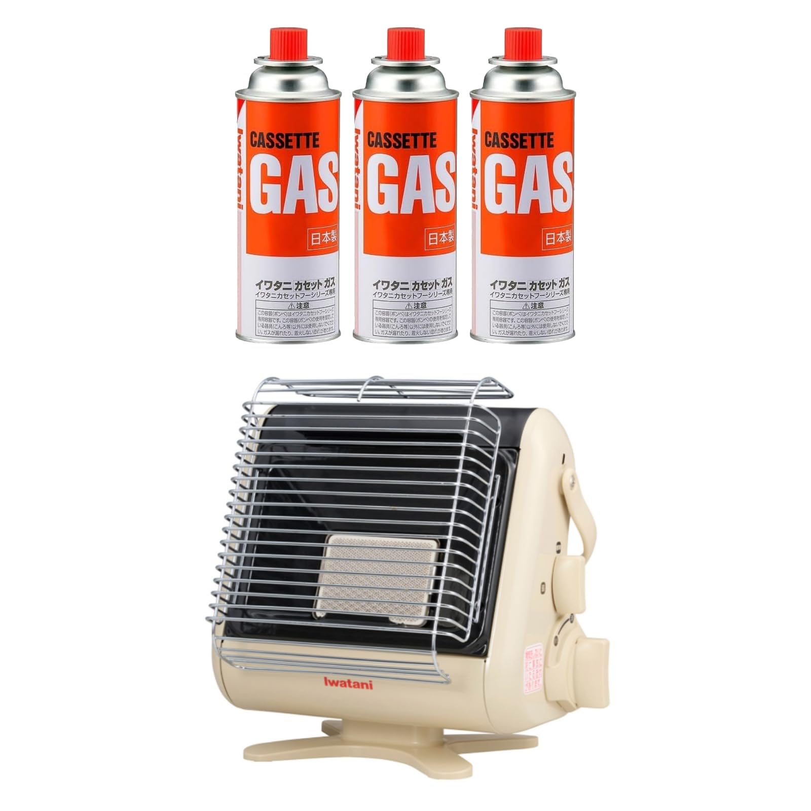 カセットガスストーブ 暖房装置物の具 屋内用 携帯型 持ちはこぶ 防災 停電打つ手 テープ屁っ放り 3本付き添い人 書き割り 暖房装置 小型 軽さ