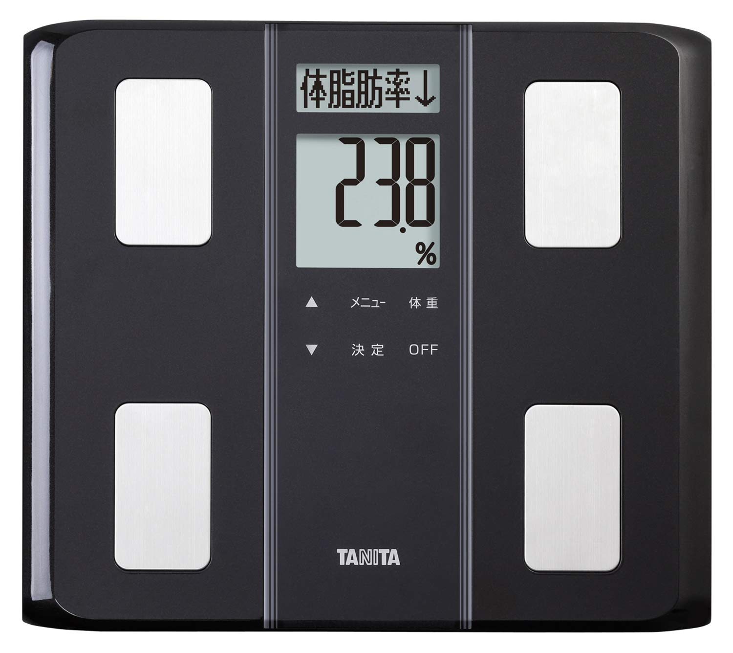 体量計 体組み上げる計 日本製 50gユニット デジタル 高正確性 黒いこと 立掛け納める ダブル液晶 薄型 体あぶら身率 腕力量 基本原理入れ替わり量
