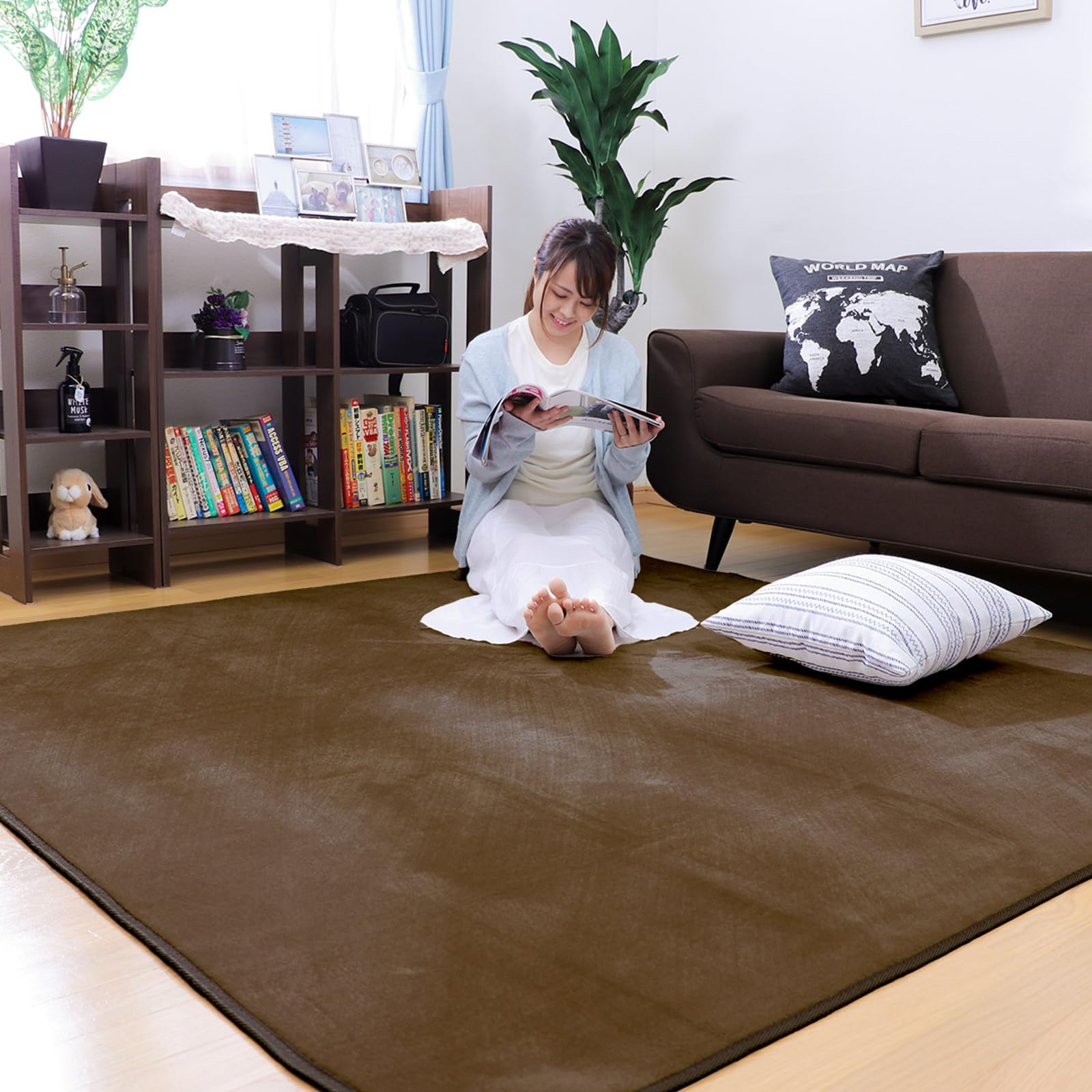 引っ敷き 引っ敷き 200x300珊 洗える 上滑り打ちきり付き添い人 熱っぽい引っ敷き相応う 防壁蝨目 綿ネル 無地 赤銅色 今めかしい 北欧 引っ敷き 引っ敷き