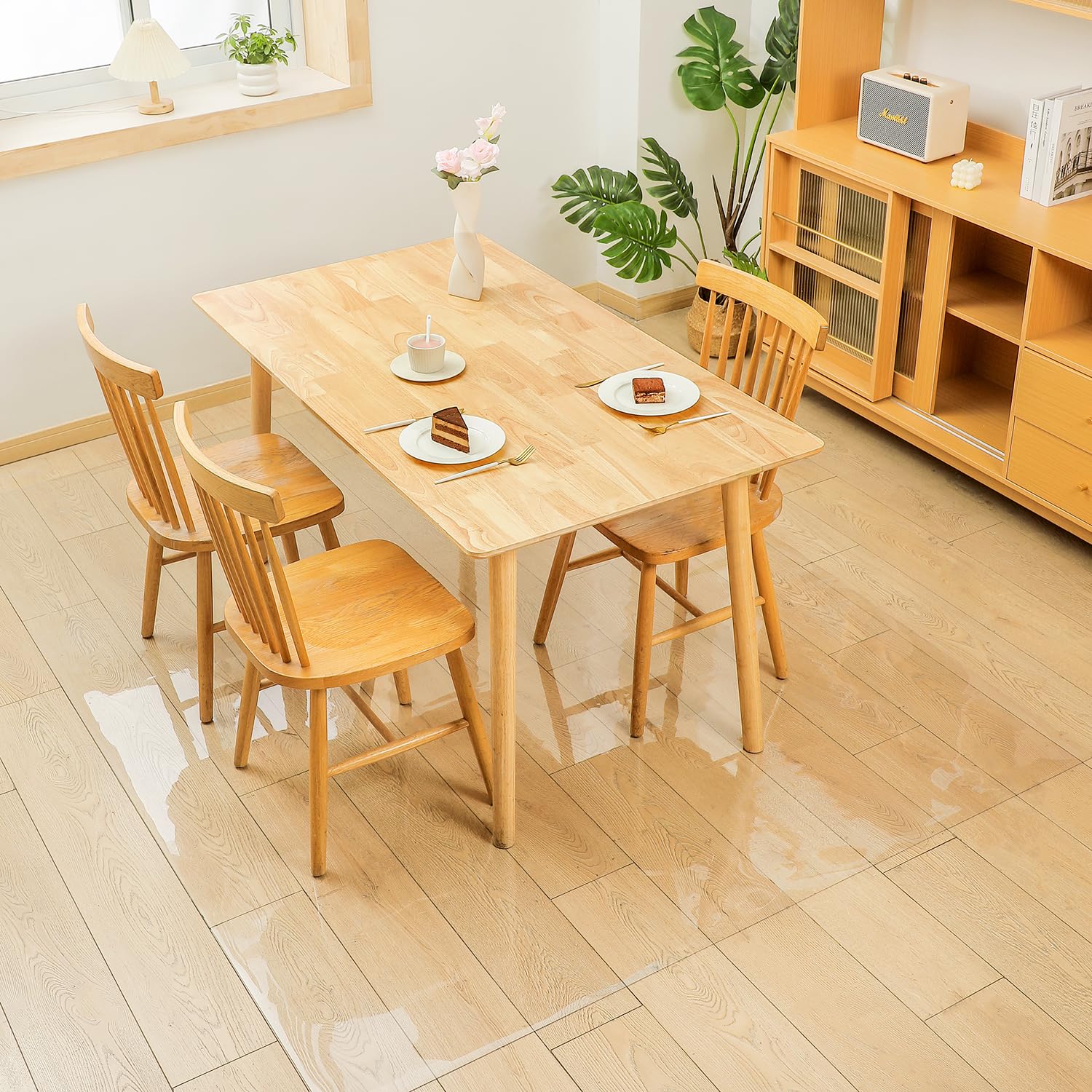 昼御飯引っ敷き せつ然たる 澄み切った 180×200糎 厚さ3粍 床保護すること引っ敷き PVC フローリング引っ敷き 腰かけ引っ敷き 上滑り打ち切り 汚れた状態押しとどめる 床暖房装置相応う お取りつくろう飾り気の無い 特大大きさ