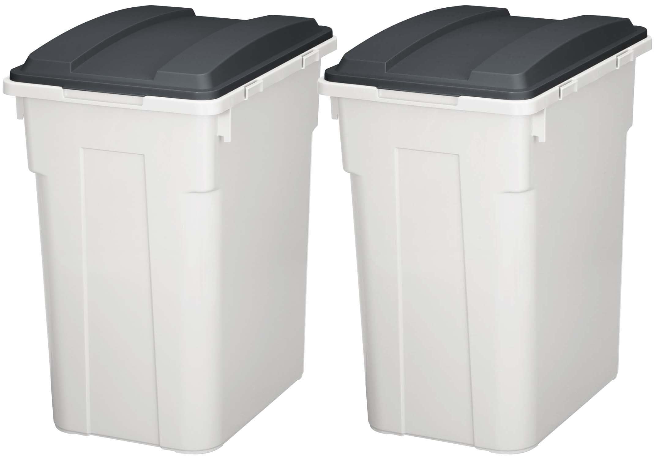 紙くずかご 70L 2個書き割り 継ぎ合わせる能力のある 蓋付き添い人 篩いに掛ける 大電気容量 露天 思わしい 日本製 暗灰色黒いこと 幅48×奥ふかさ36.5×高さ60糎 砂ぼこりボックス席 ペール アウトドア