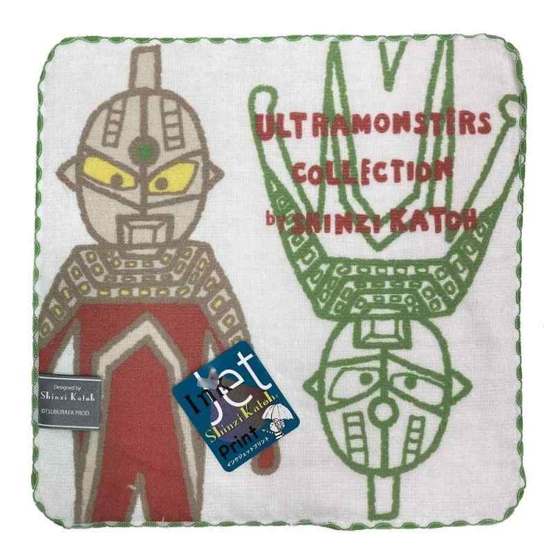 ウルトラモンスターズ Shinzi Katoh ミニタオル 円谷プロ 怪獣 ハンカチ (SKTC149-02 ウルトラセブン)画像
