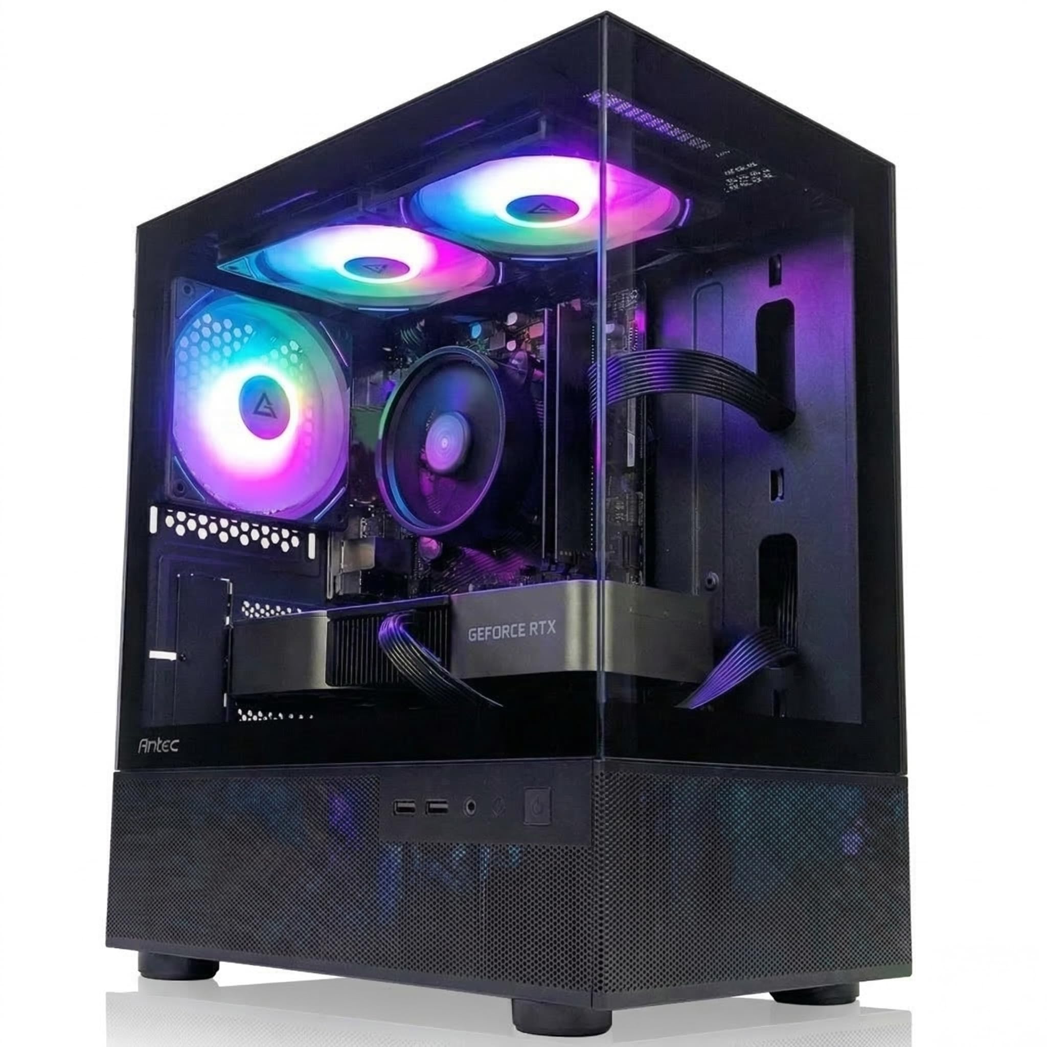 TITAN GAMING ゲーミングPC デスクトップパソコン GeForce RTX 5060 Ryzen 7 5700X メモリ16GB NVMe SSD 1TB Windows 11 Home CX200M ブラック|みんなのマーケット