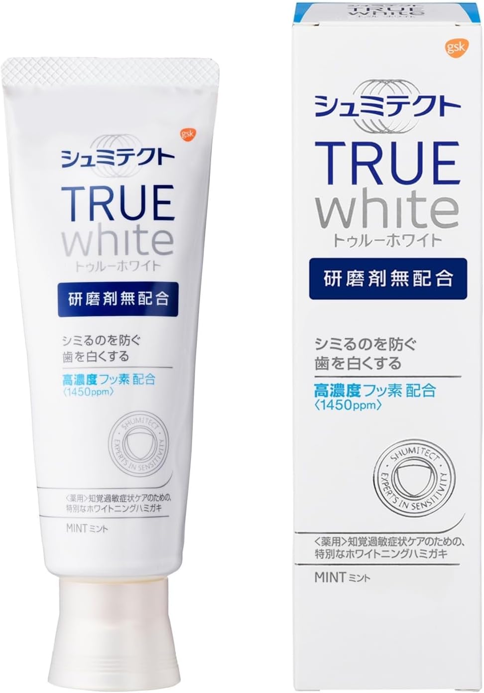 シュミテクトトゥルーホワイト 80g 【治療法部外品】ホワイトニングみがき上げる剤無練りあわせるハミガキ嗅ぎわける感じやすい世話をする高密度フッ素練りあわせる(1450ppm)歯磨粉