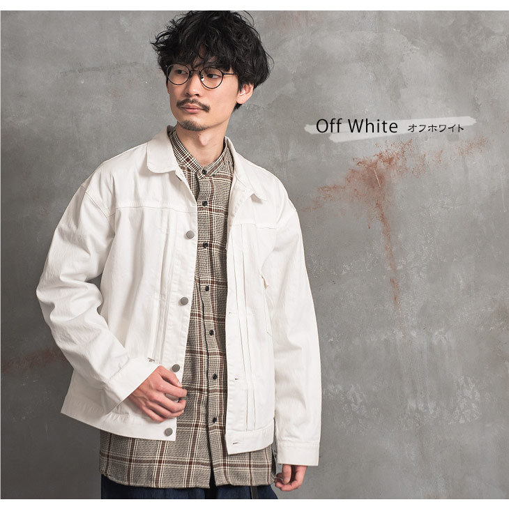 楽天市場 デニムジャケット メンズ Gジャン デニム ジャケット 白 ビッグシルエット オーバーサイズ ジージャン ドロップショルダー ストレッチ ジャケット カジュアル ジャケット ライトアウター 大きいサイズ ゆったり 無地 韓国 ファッション 春服 春 春夏 モード系