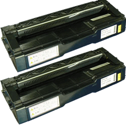 SPトナーC310H Y イエロー 大容量2本セット　リサイクルトナー(IPSiO SP C310、IPSiO SP C301SF、IPSiO SP C320)(リコー)【送料/代引き手数料無料】