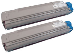 TNR-C3KM1マゼンタ文句無し新品2本仕掛ける(沖知識)C830dn,C810dn,MC860dtn,MC860dn パソコン・周辺機器-PCサプライ・消耗品