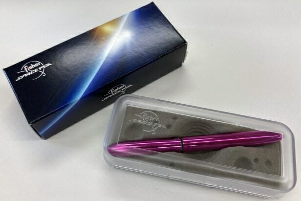 【ラッピング無料】 フィッシャー FISHER ボールペン あき場所書き込み ブレット フューシャブルーリー 400FF