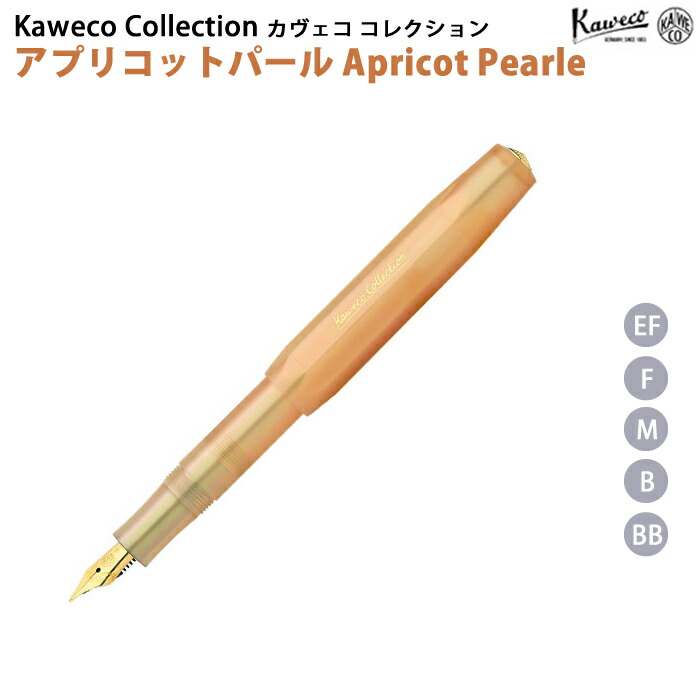 新品未使用！廃盤カウェココレクション万年筆イリディセントパールM〜4/16! kaweco collection Iridescent Pearl BB(カヴェコ イリ