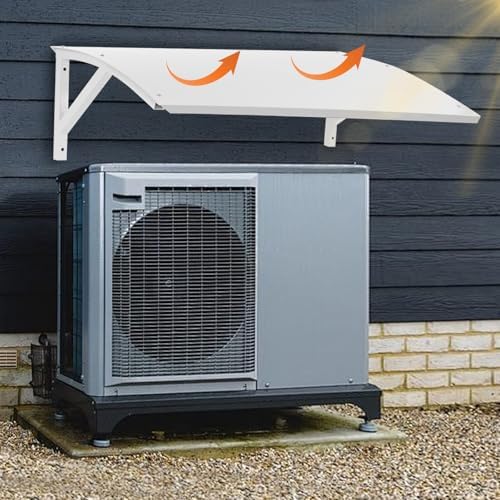 室外機 カバー 屋外用エアコンカバー 室外機 日除け 屋外用エアコンカバー 室外機カバー 雪対策 傾斜した上部日焼け防止機能付き高耐久エアコンユニット保護 室外機カバー 雪 エアコンカバー 室外機用 エアコンカバー 室外機カバー|雑貨屋 mint
