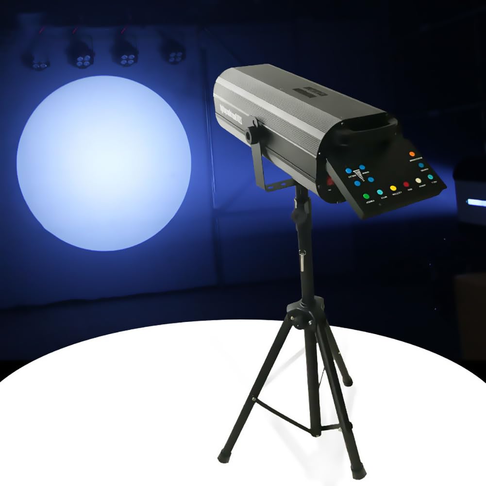 230W LEDフォロースポットライト、三脚スタンド付きステージスポットライト、電子制御、調節可能な絞りステージライトDJライト、KTV DJパーティー結婚式誕生日用|雑貨屋 mint