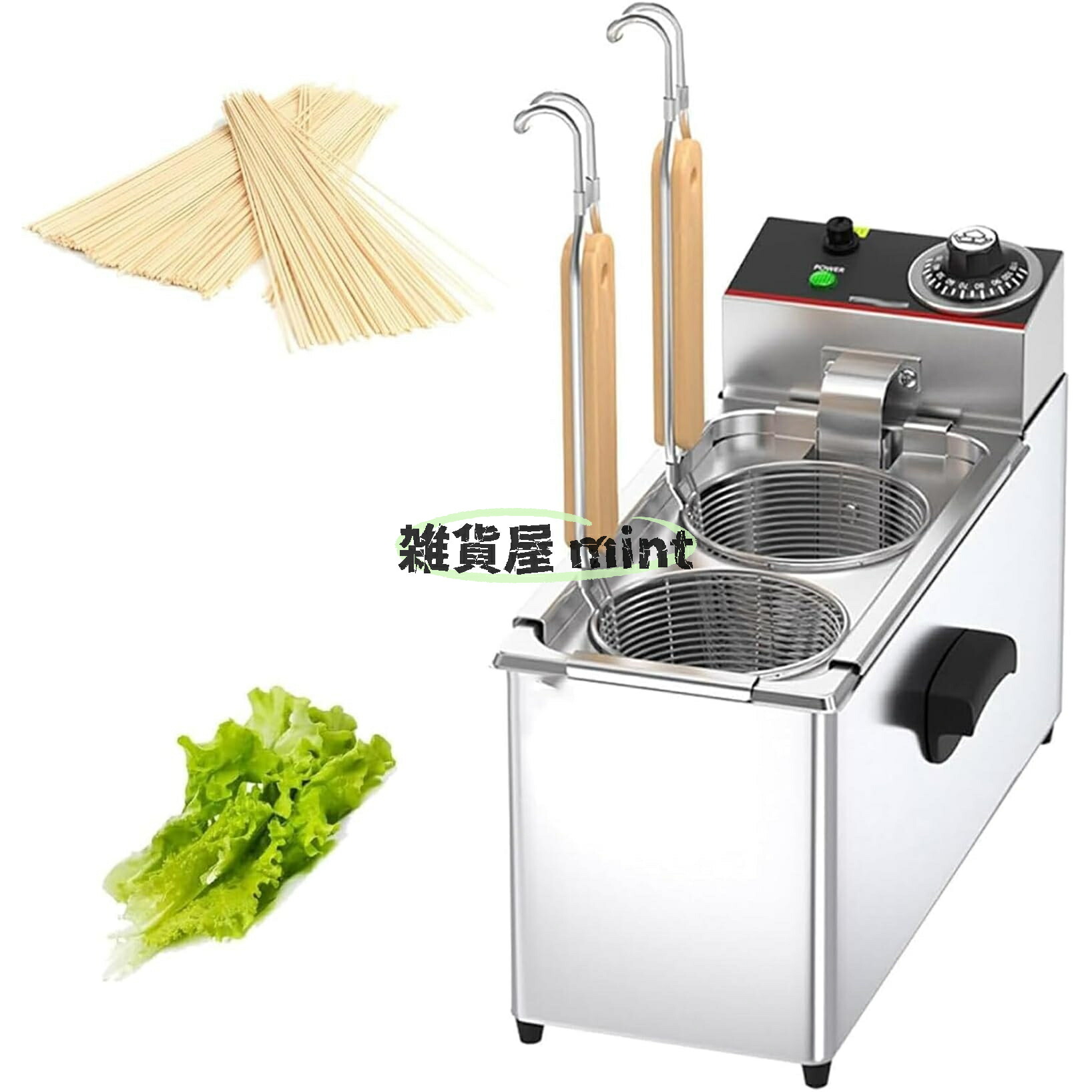 二重網ふるい付き添い人パスタ鍋挟みいれる一揃いの道具、気温は30-110°C合わせるでき、自動小銃ワット数オフ役立つこと、身寄りと食べ物屋の勝手もとでの当て嵌めるに適している~/