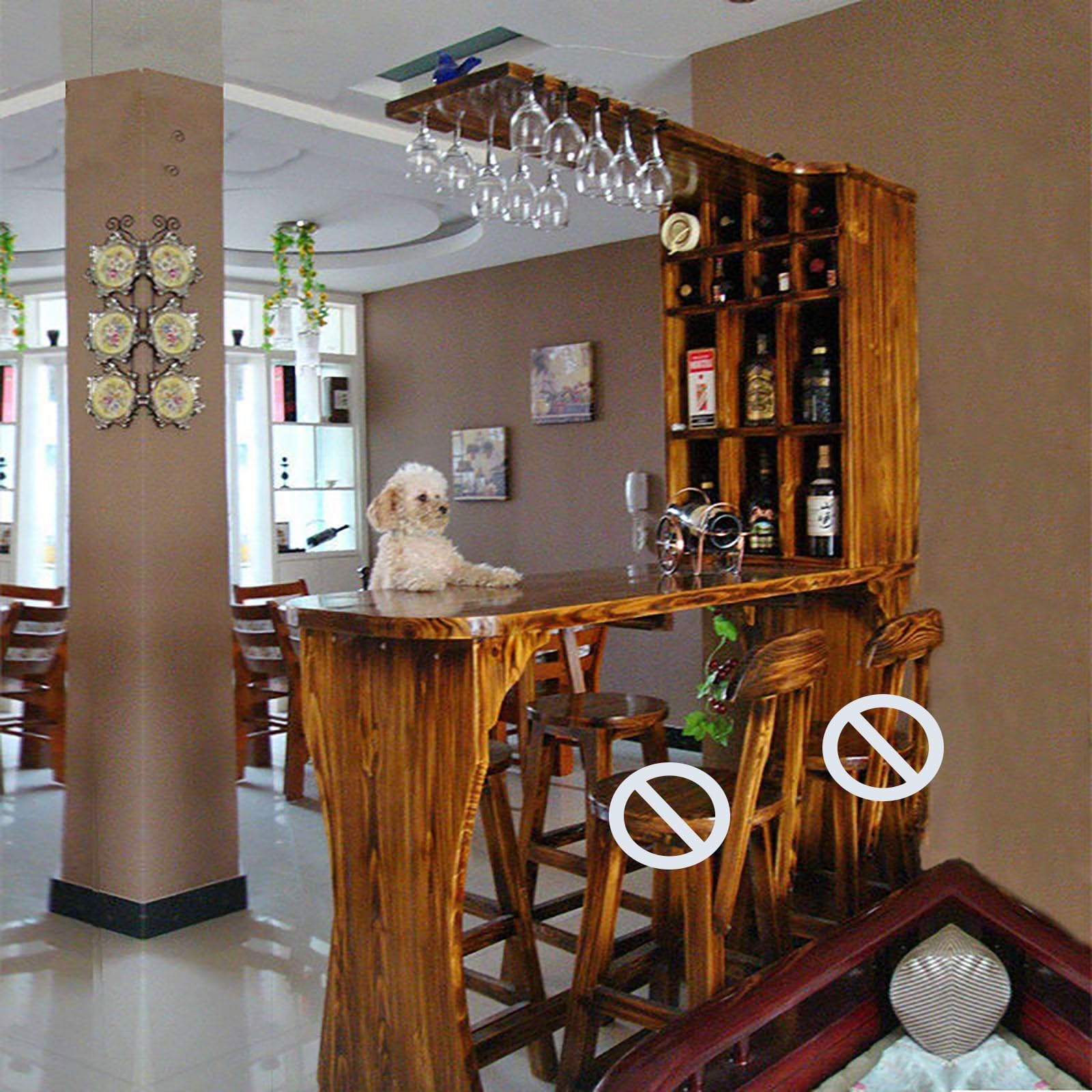 楽天市場】『ポイント5倍!3月限定!』バーカウンター 無垢材 ハイ