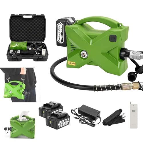 電動油圧揚水機 コードレス電動高圧オイルポンプステーション 70Mpa (10152Psi) 携帯型油圧揚水機 (複動) 露天高所進め方用