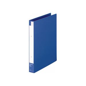 【ポイント10倍！本日水曜定休日限定】 （まとめ） ライオン事務器ペットファイル A4タテ 2穴 180枚収容 背幅35mm 青 No.60-A4S 1冊 【×10セット】