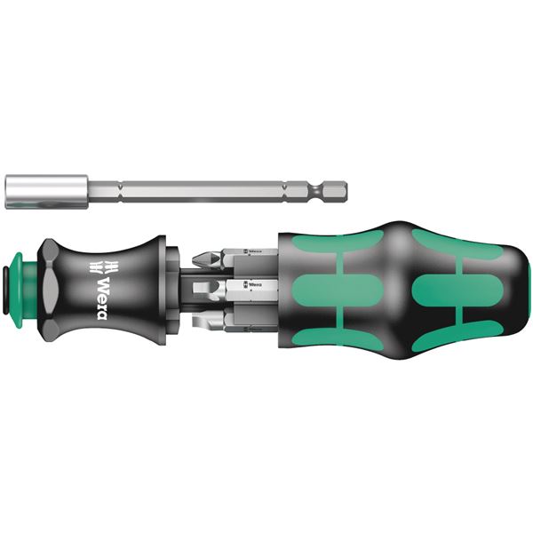 WERA ヴェラ 6点組 クラフトフォームコンパクト28インペリアル1 差込6.35mm ドライバービットセット クラフトフォームビットホルダー付 073241