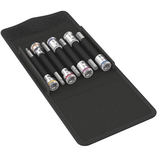 WERA ヴェラ 7個入 差込角3/8DR Hex-Plus ビットソケット セット 003180 工具 ツール DIY 作業工具 道具