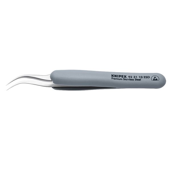 KNIPEX クニペックス ラバーグリップ付ピンセット サイズ122×10×11mm 9231-10ESD 工具 ツール DIY 作業工具