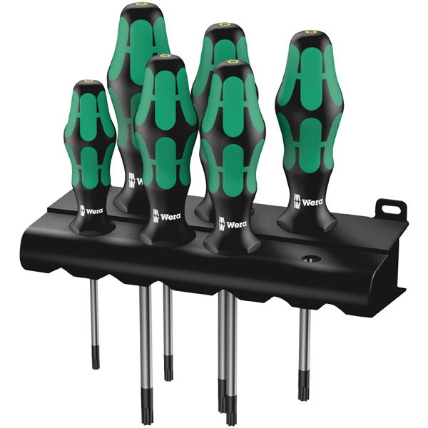 WERA ヴェラ 6本組 いじり止め トルクスドライバー セット T10-T40 138250 工具 ツール DIY 作業工具 道具
