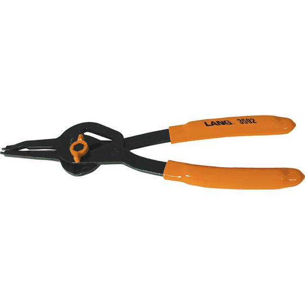 LANGTOOLS ラングツール スナップリングプライヤー 軸穴兼用 ストレート 全長235mm 穴リング46～76.2mm 3592 工具 ツール DIY 作業工具