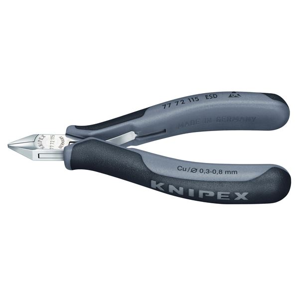 KNIPEX クニペックス 7772-115ESD エレクトロニクスニッパー 工具 ツール DIY 作業工具 道具 ニッパー