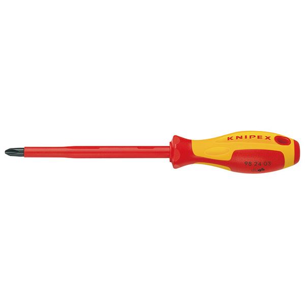 KNIPEX クニペックス 9824-04 ＋ 絶縁 ドライバー 1000V 工具 ツール DIY 作業工具 道具 ドライバー