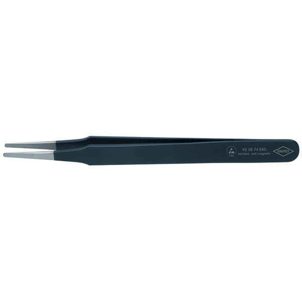 KNIPEX クニペックス 9258-74ESD 精密ピンセット 120MM 工具 ツール DIY 作業工具 道具 ピンセット