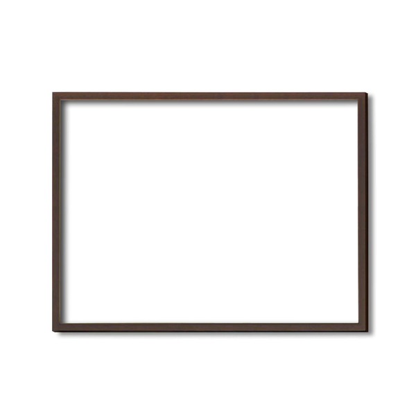 〔 木製額 〕 デッサン額 三三サイズ 606×455mm ブラウン 壁掛けひも付き UVカットアクリル 木製 フレーム 額縁 額
