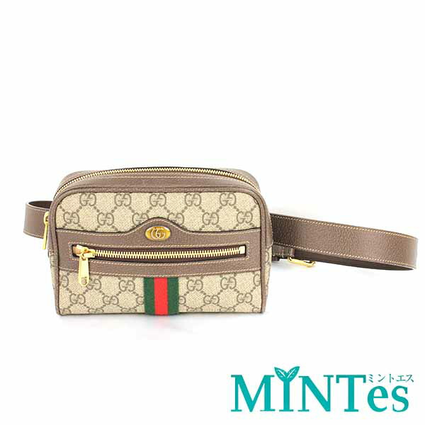 Gucci グッチ GGスプリーム オフィディア 酉の方角御徒面子 517076 ベージュ GGスプリームキャンバス デイリー ポシェット 【中古】