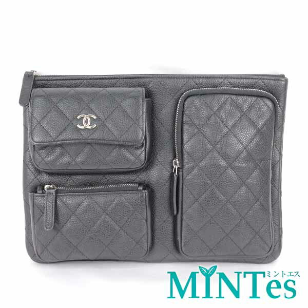 楽天市場】CHANEL シャネル ココマーク マトラッセ クラッチバッグ