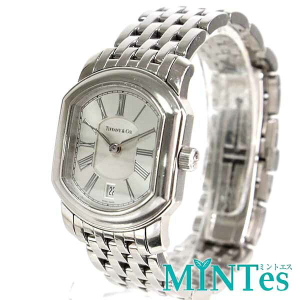 Tiffany ティファニー マーククーペ レディース腕時計 クォーツ シルバー SS スタイリッシュ デイリー 時計 【中古】｜MINTes 43,420円