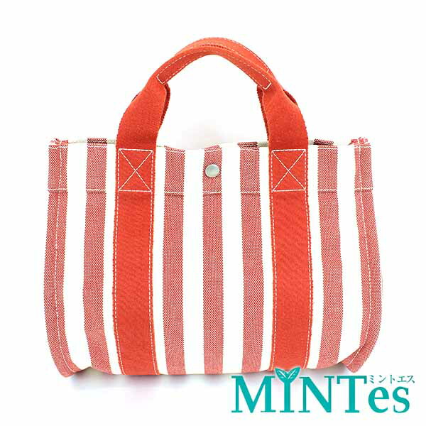 楽天市場】HERMES エルメス ポーチ付き カンヌPM ストライプ トート