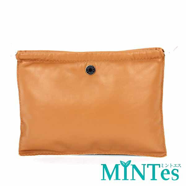 Hermes エルメス ピロ  クルードセル 合財袋 赤銅色 なめし革 二番め御徒面子 バッグインバッグ 分かりやすい 今めかしい 【中古】