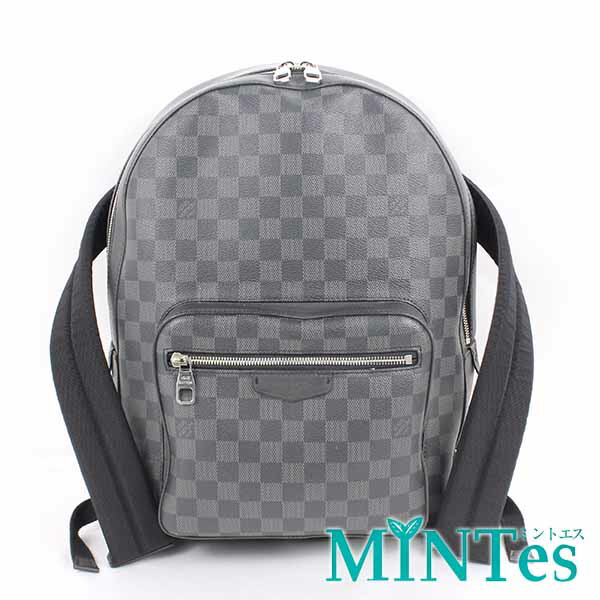 Louis Vuitton ルイヴィトン ダミエ グラフィット ジョッシュ NV 背嚢 うしろ側容器に並べる N40365 帆布 デイリー 【中古】
