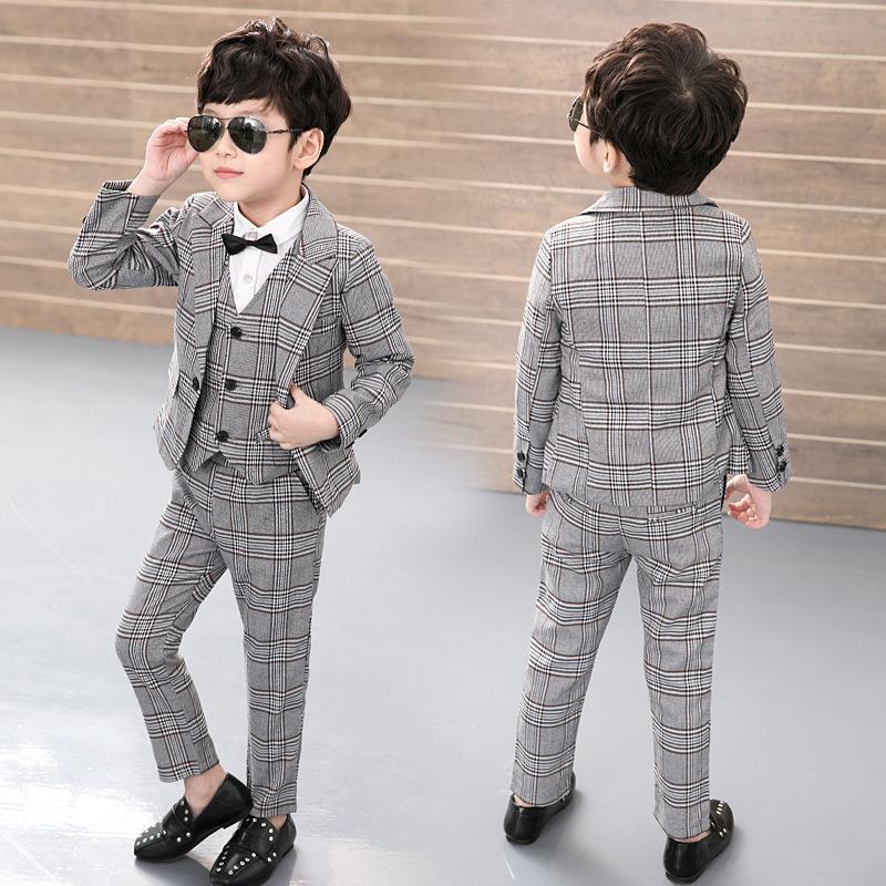 子供スーツ 3点セット ジャケット＆ベスト＆ズボン 男の子 卒業式スーツ フォーマル キッズ 入学式 卒業スーツ 発表会 結婚式 長袖 男児 子供