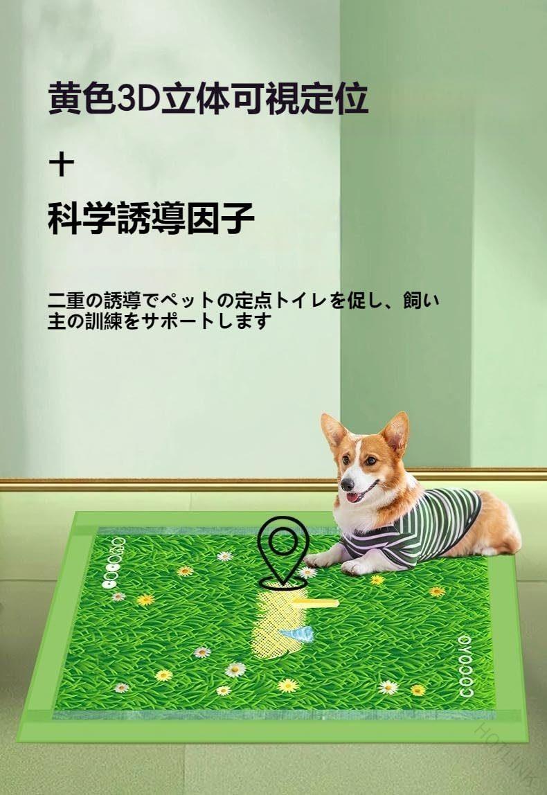 愛玩動物敷き妙 厚型 芝地柄付き添い人 レギュラー 室内用便器腰かけ 犬 愛玩動物腰かけ ちょっとの間吸水 取ってかえす押しとどめる 愛玩動物用 しっかり超吸いあげる 磁気テープ付き添い人 60*90 20個 サクラ色